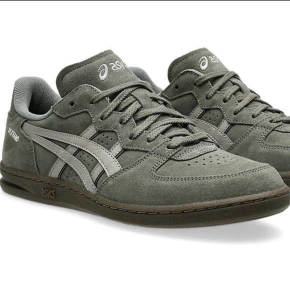 Asics Gray Sneakers Classic Low-Top Design - Picture 1 of 13